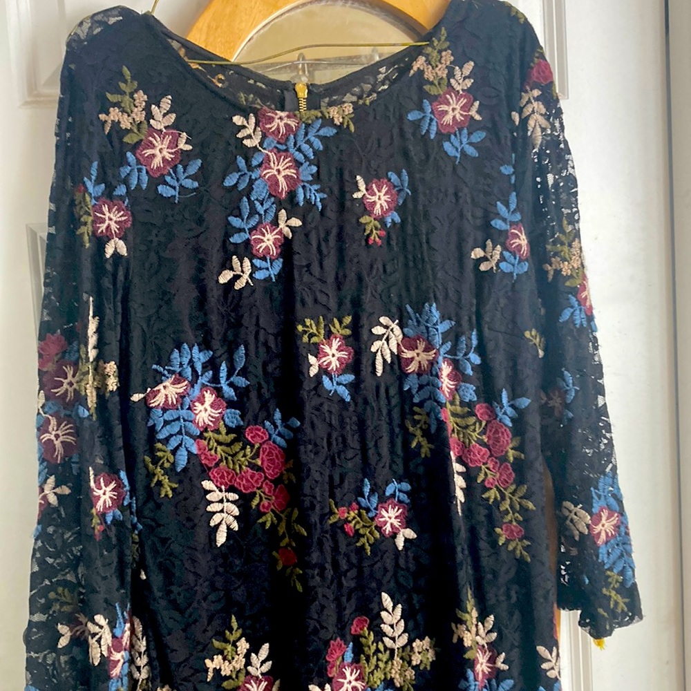 Long sleeve floral dress
